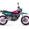 Mash-XRide-125-Sandstorm-Turquoise_3D Stickers Mash X-Ride 125 Sandstorm turquoise et rose – Kit déco moto