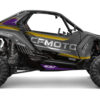 Kit déco Cf moto Z10 Turbo GP3 gris doré violet